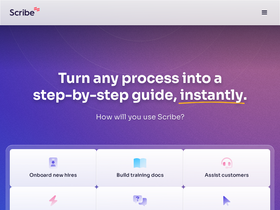 Scribe - Transform any process into detailed guides instantly with AI-driven documentation and privacy-focused customization.