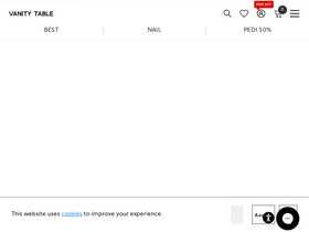 'vanity-table.com' screenshot