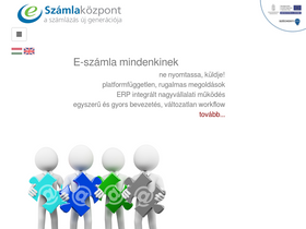 'szamlakozpont.hu' screenshot