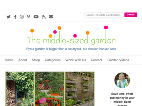 'themiddlesizedgarden.co.uk' screenshot