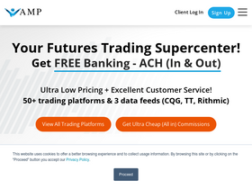 'ampfutures.com' screenshot