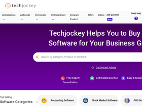 'techjockey.com' screenshot