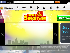 'zapak.com' screenshot