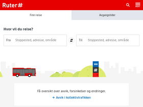 'ruter.no' screenshot