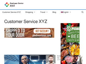 'customer-service.xyz' screenshot