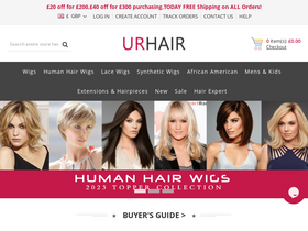 'urhair.co.uk' screenshot