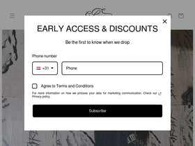 Gekyumeclothing homepage screenshot