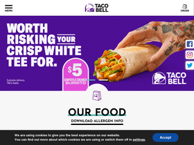 'tacobell.com.au' screenshot