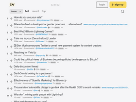 'stacker.news' screenshot