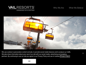 'vailresorts.com' screenshot
