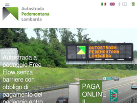 'pedemontana.com' screenshot