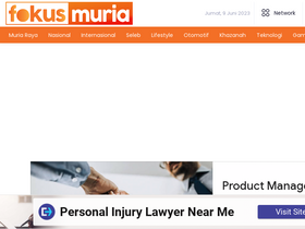 'fokusmuria.co.id' screenshot