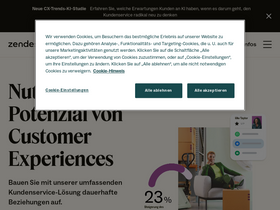 'zendesk.de' screenshot