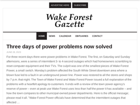 wakeforestgazette.com