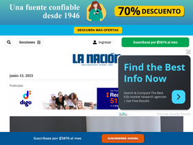 'nacion.com' screenshot