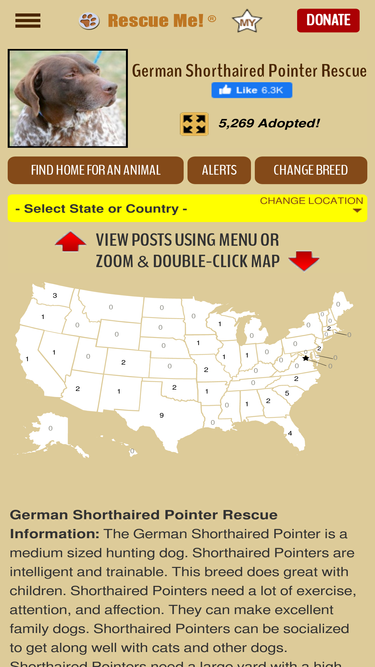 shorthairedpointer.rescueme.org