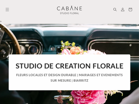 madebycabane.com homepage screenshot