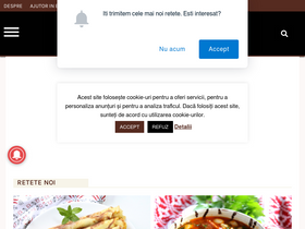 'bucataria-romaneasca.ro' screenshot