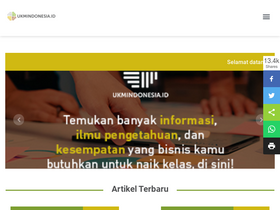 'ukmindonesia.id' screenshot
