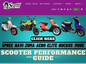 'scooterswapshop.com' screenshot