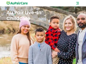 'aupaircare.com' screenshot