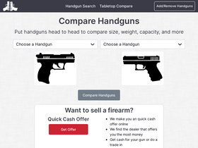 'handgunhero.com' screenshot
