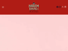 harlembakingco.com homepage screenshot