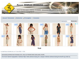 'zebrascrossing.net' screenshot