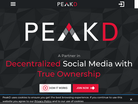 'peakd.com' screenshot