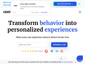 'user.com' screenshot
