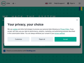 'kiwi.com' screenshot
