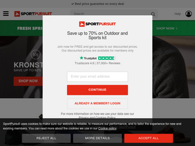 'sportpursuit.com' screenshot