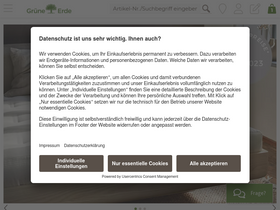 'grueneerde.com' screenshot