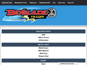 'beybladetr.com' screenshot