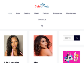 'celebritate.com' screenshot
