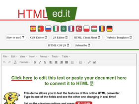 'htmled.it' screenshot