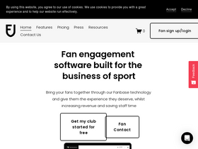 'fanbaseclub.com' screenshot