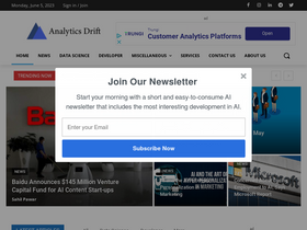 'analyticsdrift.com' screenshot