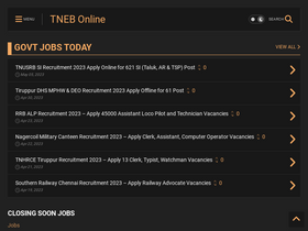 'tnebonline.in' screenshot