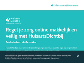 'gezond.nl' screenshot