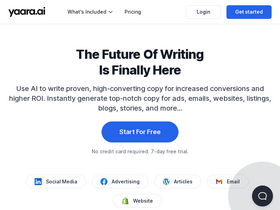 Yaara - Elevate content creation with AI, enhancing efficiency, SEO, and engagement.