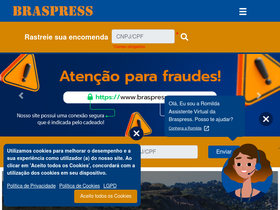 'braspress.com' screenshot