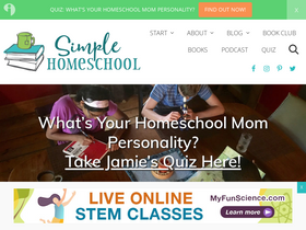 'simplehomeschool.net' screenshot