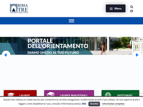 'uniroma3.it' screenshot