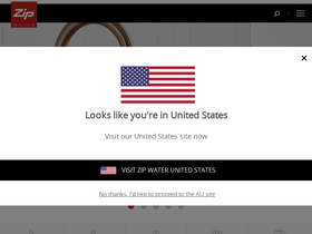 'zipwater.com' screenshot