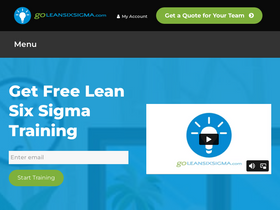 'goleansixsigma.com' screenshot