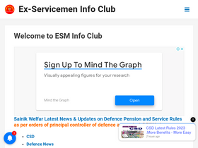 'esminfoclub.com' screenshot