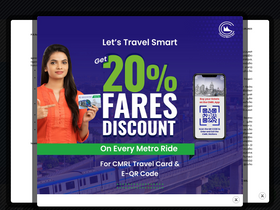 'chennaimetrorail.org' screenshot