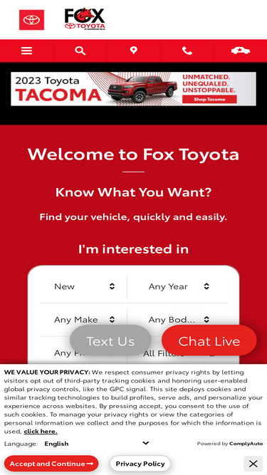 toyotabyfox.com