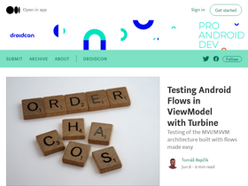 'proandroiddev.com' screenshot